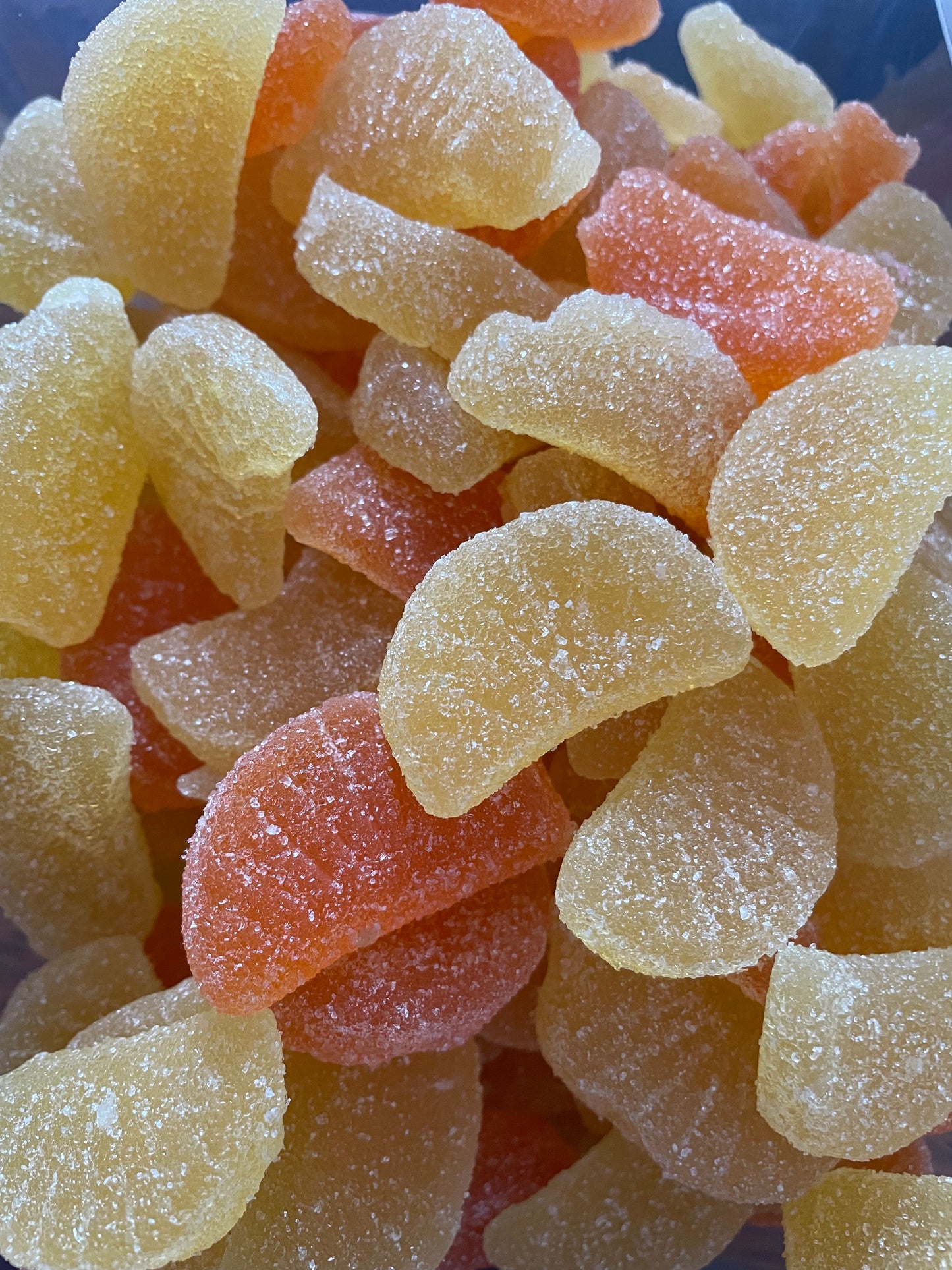Tranche d'orange et citron sucrées (100g)