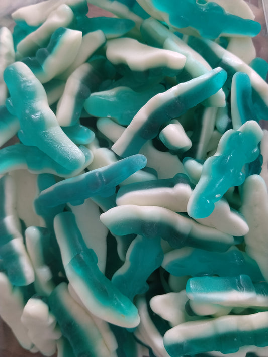 Crocodile bleu lisse (100g)