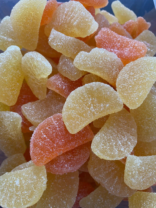 Tranche d'orange et citron sucrées (100g)